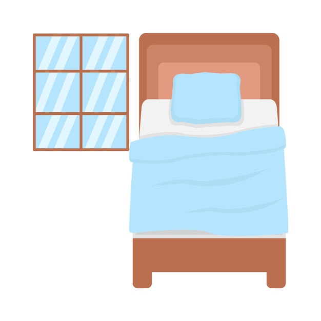 Illustration of bed