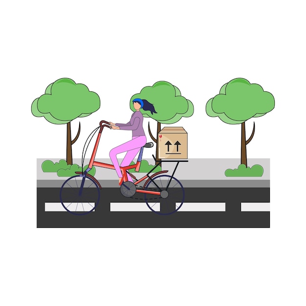 Illustration of bikecycle