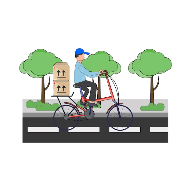 Illustration of bikecycle