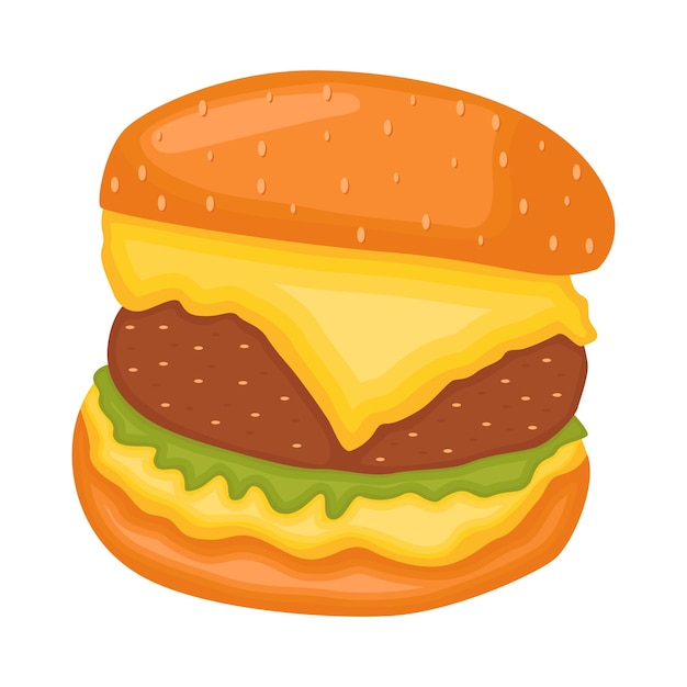 Illustration of burger