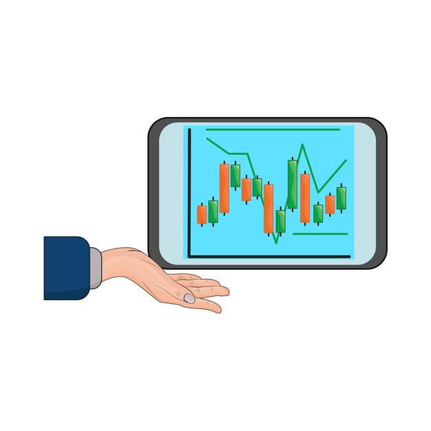 Illustration of candlestick