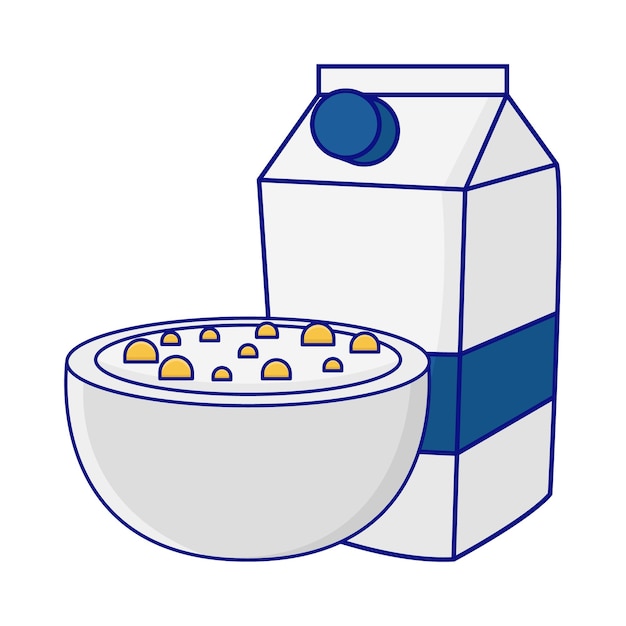 Illustration of cereal