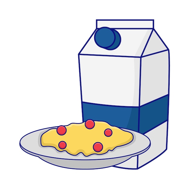 Illustration of cereal