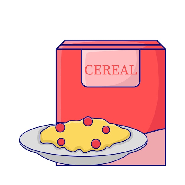 Illustration of cereal