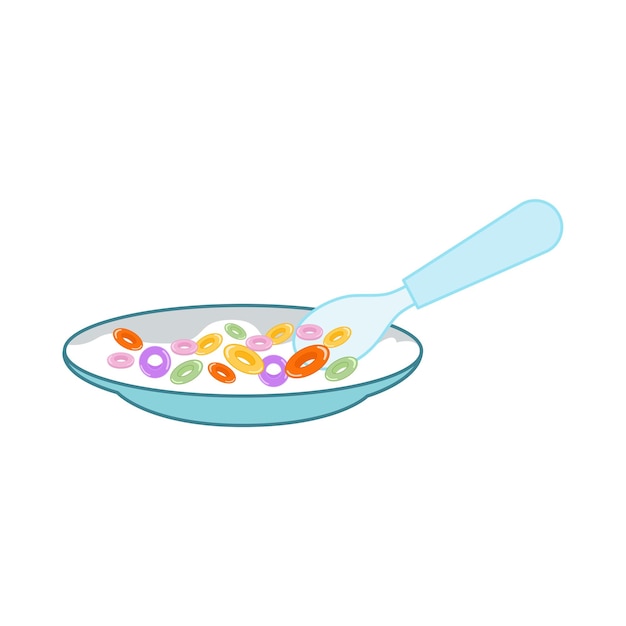 Illustration of cereal