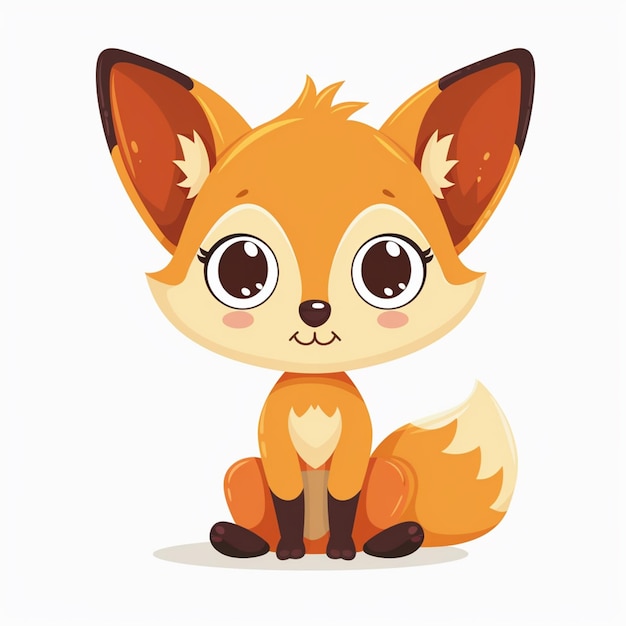 Vector illustration character vector cute animal cartoon happy set design baby graphic funny is