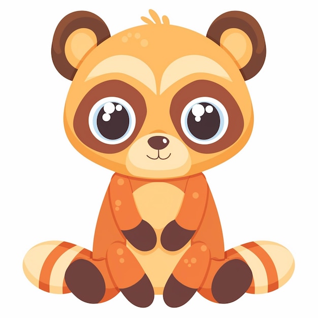 illustration character vector cute animal cartoon happy set design baby graphic funny is