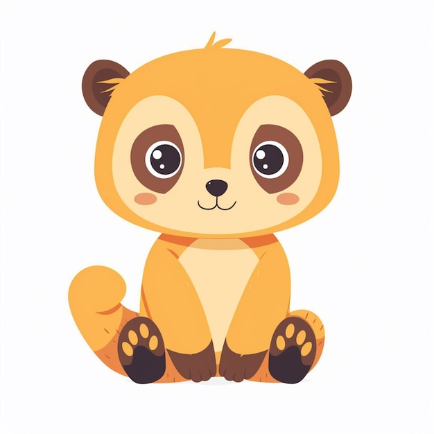 illustration character vector cute animal cartoon happy set design baby graphic funny is