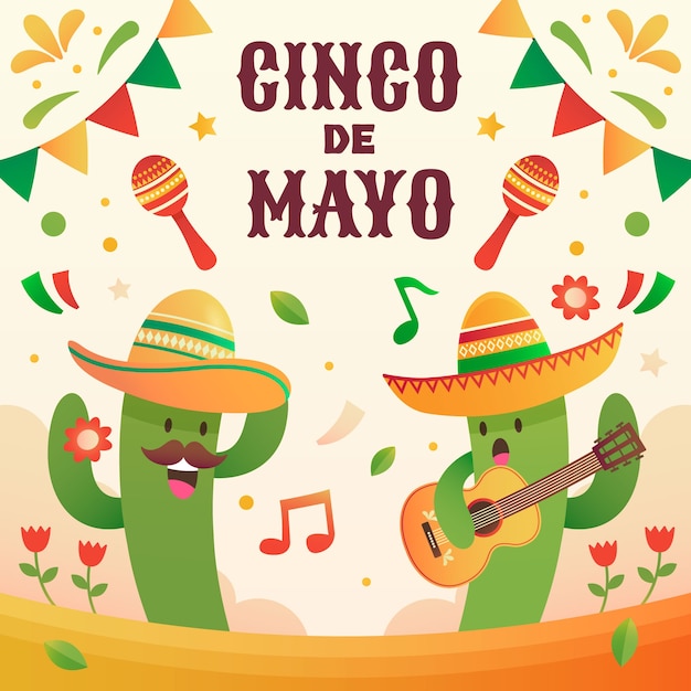 Illustration for cinco de mayo celebration