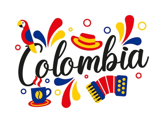 Illustration of colombia