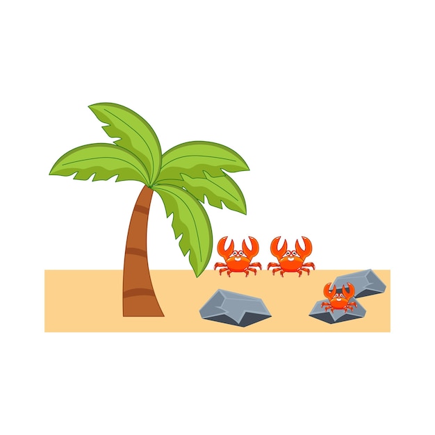 Illustration of crab