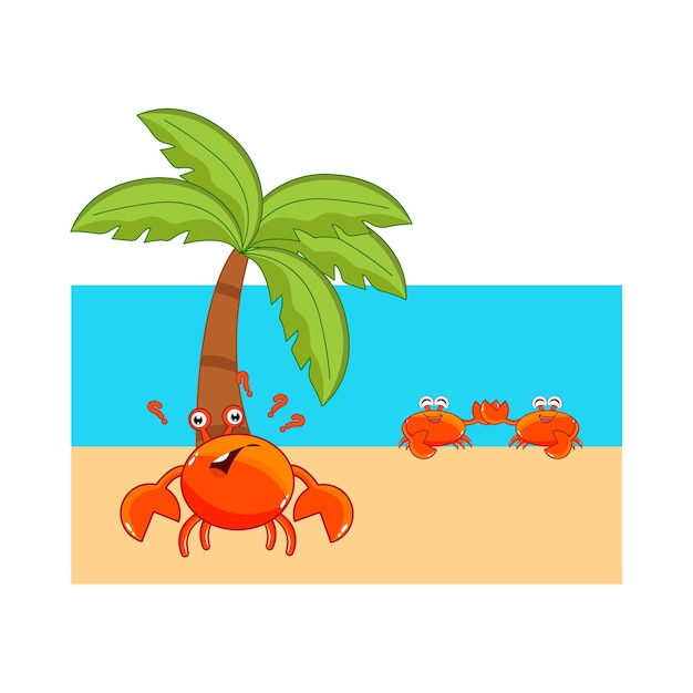 Illustration of crab