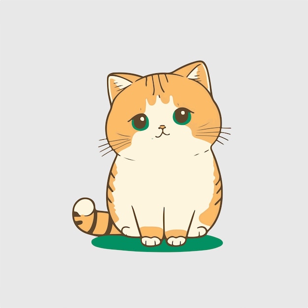 illustration of cute cat vector