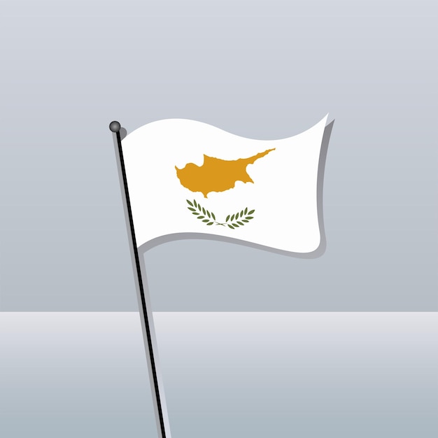 Illustration of Cyprus flag Template