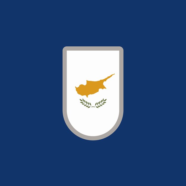 Illustration of Cyprus flag Template