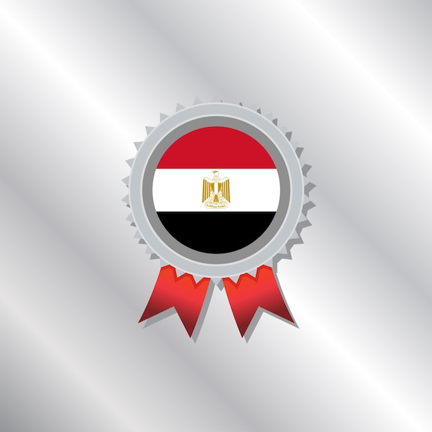 Illustration of Egypt flag Template