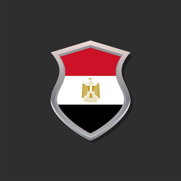 Illustration of Egypt flag Template