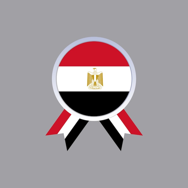 Illustration of Egypt flag Template