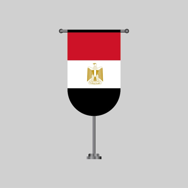 Illustration of Egypt flag Template