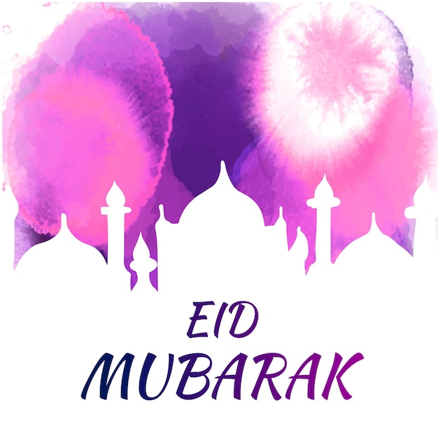 Illustration of Eid al Fitr muslim traditional holiday Eid Mubarak Usable