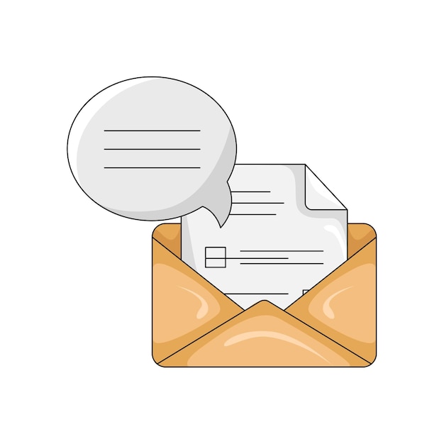 Illustration of email