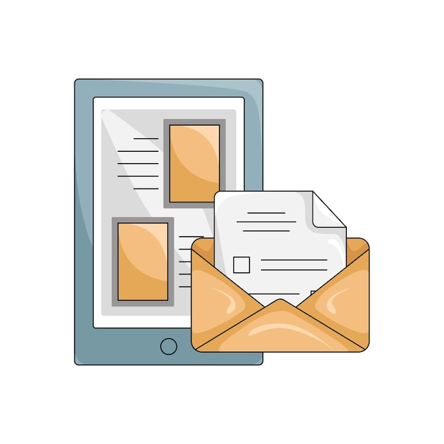 Illustration of email