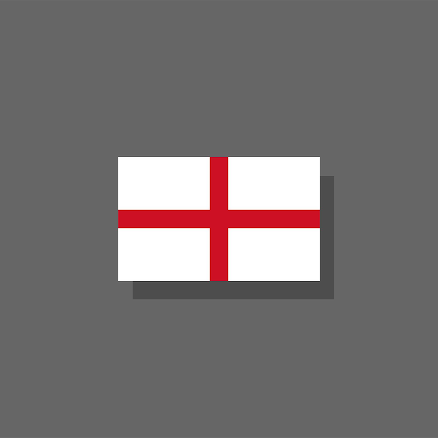 Illustration of England flag Template