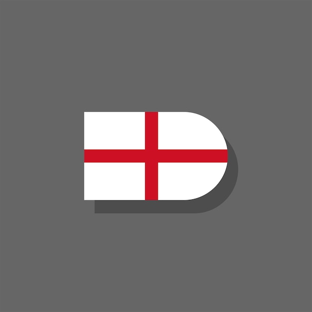 Illustration of England flag Template