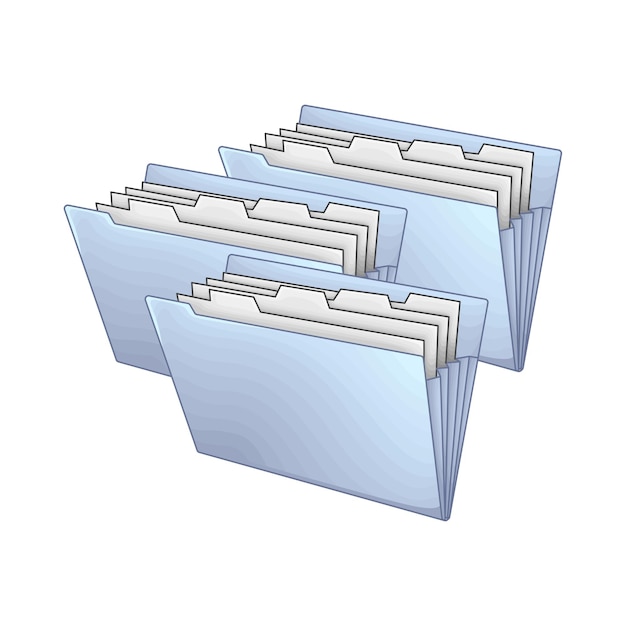 Illustration of folder