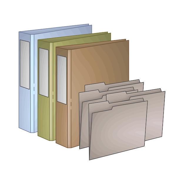 Illustration of folder