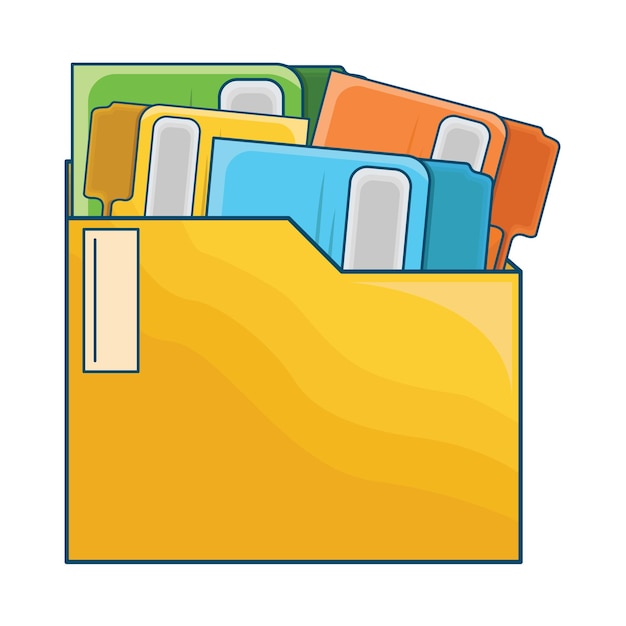 Illustration of folder