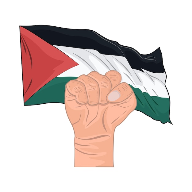 Illustration of free palestine