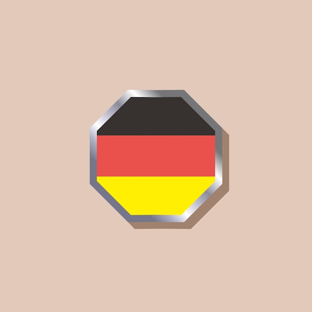 Illustration of Germany flag Template