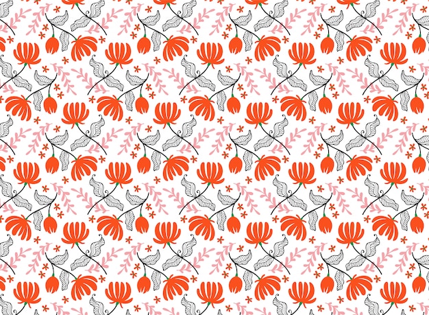 illustration  graphic of flower pattern