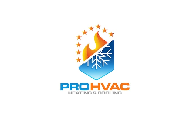 Illustration graphic vector of plumbing heating and cooling service logo