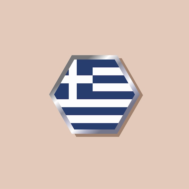 Illustration of Greece flag Template