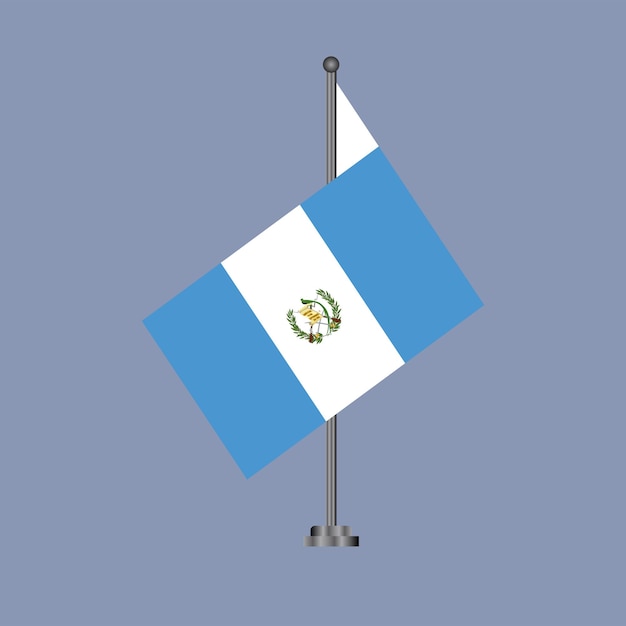 Illustration of Guatemala flag Template