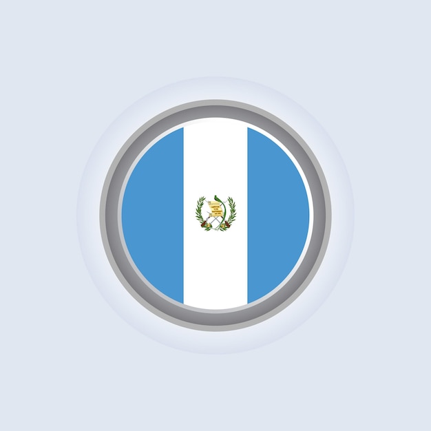 Illustration of Guatemala flag Template