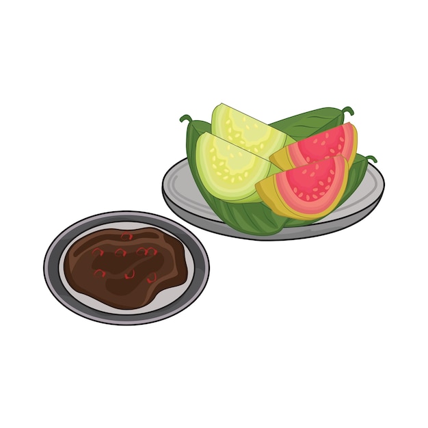 Illustration of guava