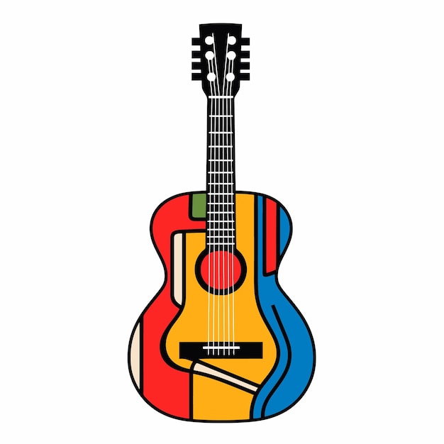 Illustration of a guitar