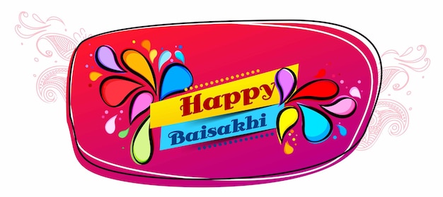 Illustration Of Happy Baisakhi Celebration Backgroundeasy to edit vector Punjabi festival Vaisakhi