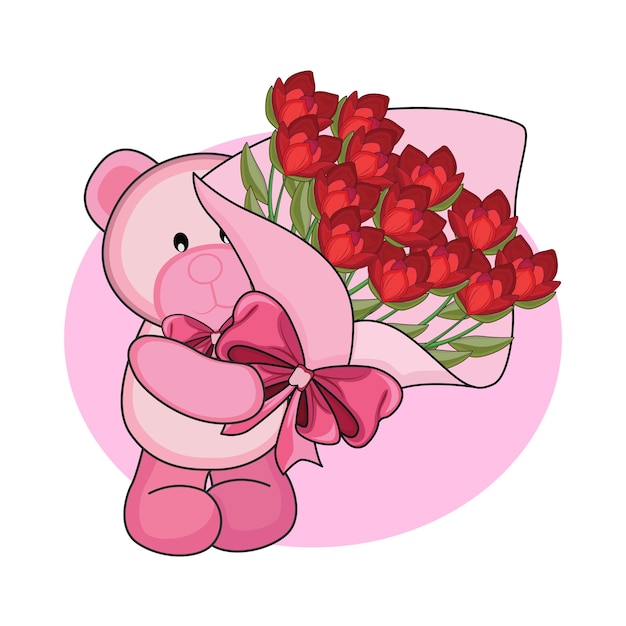 Illustration of happy valentine