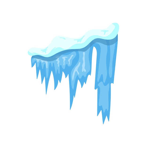 Illustration of icicles