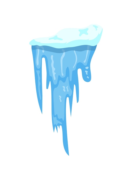 Illustration of icicles