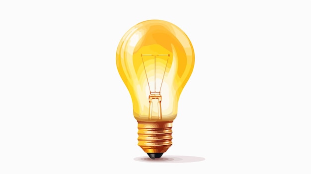 Illustration of Incandescent Light Bulb