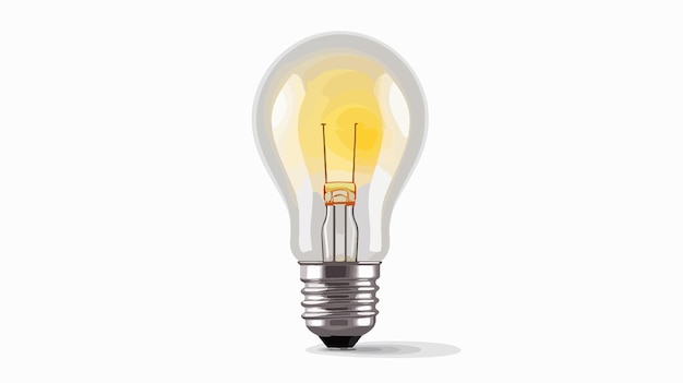 Illustration of Incandescent Light Bulb