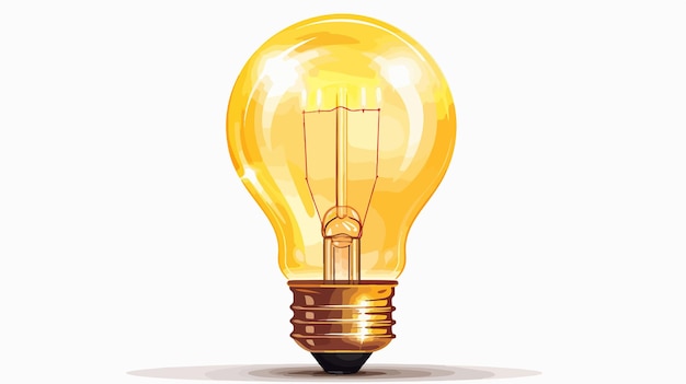 Illustration of Incandescent Light Bulb