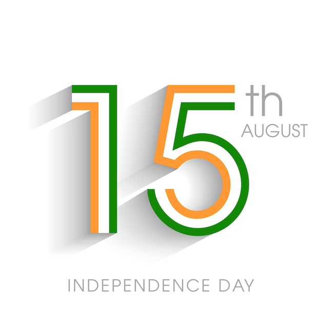 Illustration of Indian Independence day 15 August