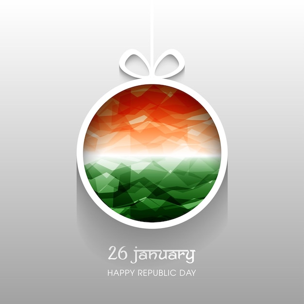 Illustration of Indian republic day 26th January