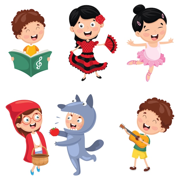 Illustration Of Kids Art